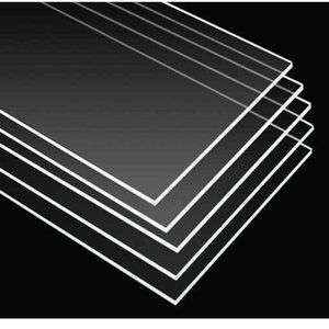 COPY - 5 Pack Acrylic Sheet Clear Plastic Sheet 11.3/4'' x 11.3/4''x 1/8''Sheet…